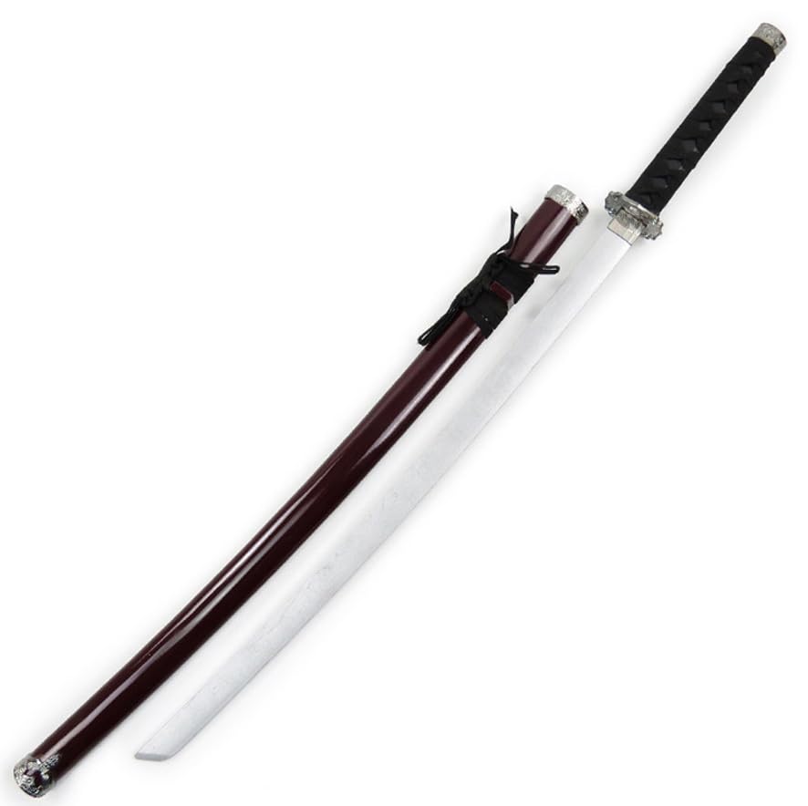 Amazon.co.jp: 日本刀 木製作 模造刀 武士 道具 小物 装備品 COSPLAY