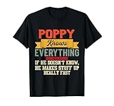 Photo Gallery poppy know everything nonno maglietta Photo Gallery poppy know everything nonno maglietta