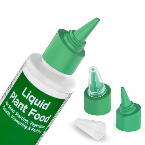 2 Pack Leakproof Bottle Caps for Liquid Plant Food 3 oz only
