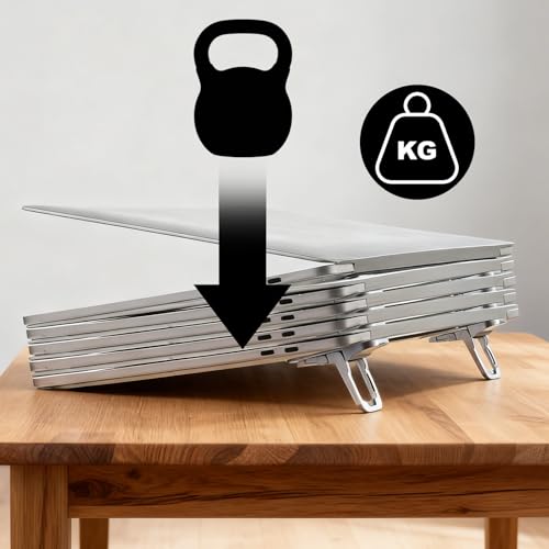 Soporte Plegable para Laptop con 2 Ángulos Ajustables miniatura 3