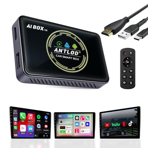Amazon.co.jp: ANTLOD CarPlay AI Box2.0 YouTube/Netflix/Disney+/