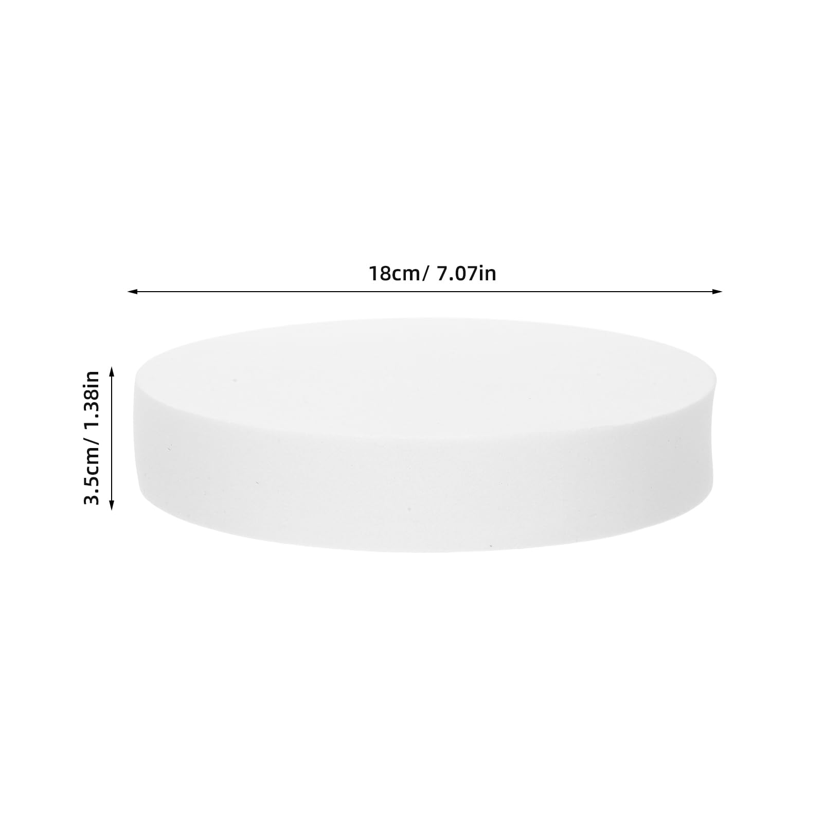 STOBAZA Set 8 Cubi Geometrici in Schiuma Bianchi Per Fotografia Accessori Leggeri Per Props Gioielli Cosmetici Decorazione Studio Fotografico