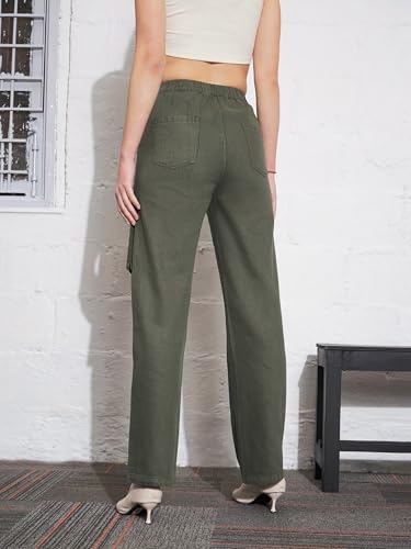 Image of Sassafras Women Box Pocket Cargo Jeans