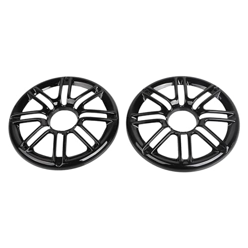 Cubiertas negras 3D para parlantes traseros moto miniatura 2