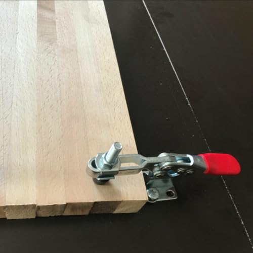 Abrazadera de palanca horizontal 201b de hierro con base antideslizante pack de 4 unidades 3