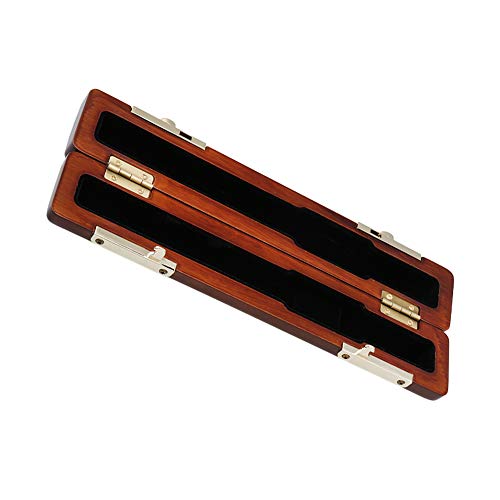Solid Wooden Flute Mouthpiece Headjoint Case Flute Head Musical Parts - Thumbnail 4