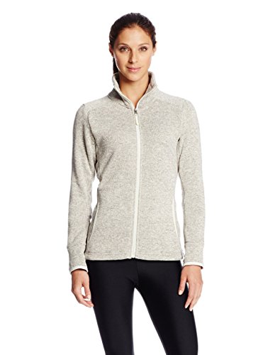 Charles River Apparel Womens Heathered Fleece Jacket, Oatmeal Heather, Medium Us #TOP12