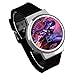 Produktbild Spiel Um Den König Ruhm Wasserdicht Touch-Tisch Persönlichkeit Kreative Led-Uhr @ Schwarzes Armband Silber_C
