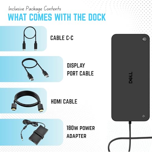 Image of Dell Pro Smart Dock SD25 USB-C Docking Station 4 Display, Remote Management | Includes 180W Power Supply, HDMI, DisplayPort & USB-C Cables