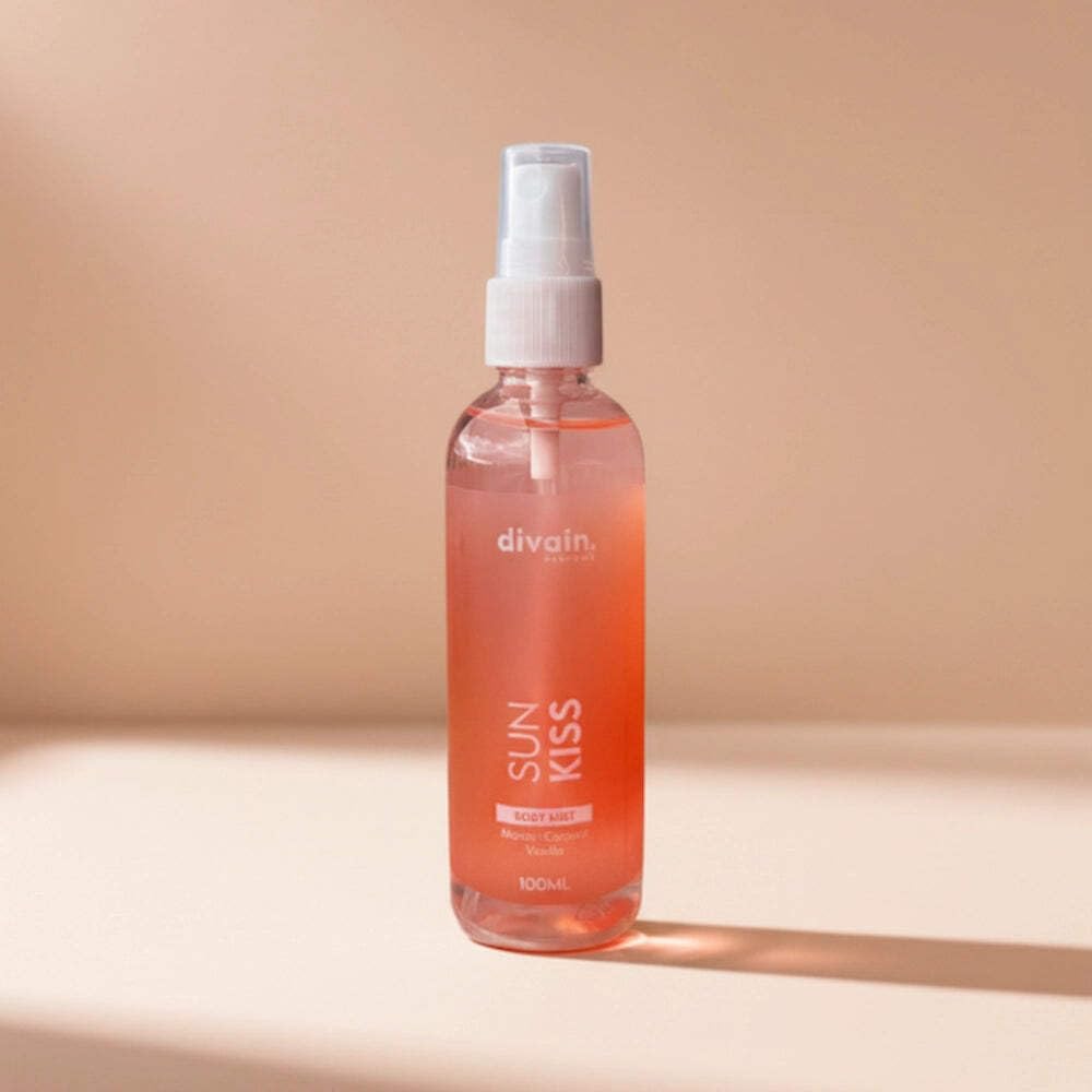 Bruma Corporal Floral-Frutal 100ml | Refrescante y Veraniega, con Toques de Coco y Vainilla, Unisex | Sun Kiss Body Mist | divain.Parfums