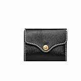 Fossil Women's Heritage Leather Wallet Trifold, Black (Model: SL8231001)