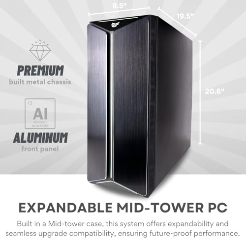Image of Sentinel RTX 5080 16GB, 16-Core AMD Ryzen 9 9950X3D CPU, 64GB DDR5 RAM, 2TB Gen4 NVMe SSD, Gaming Desktop PC w /Windows 11 Pro, 3-Year Warranty, RGB Keyboard+Mouse, Internal Wi-Fi 7