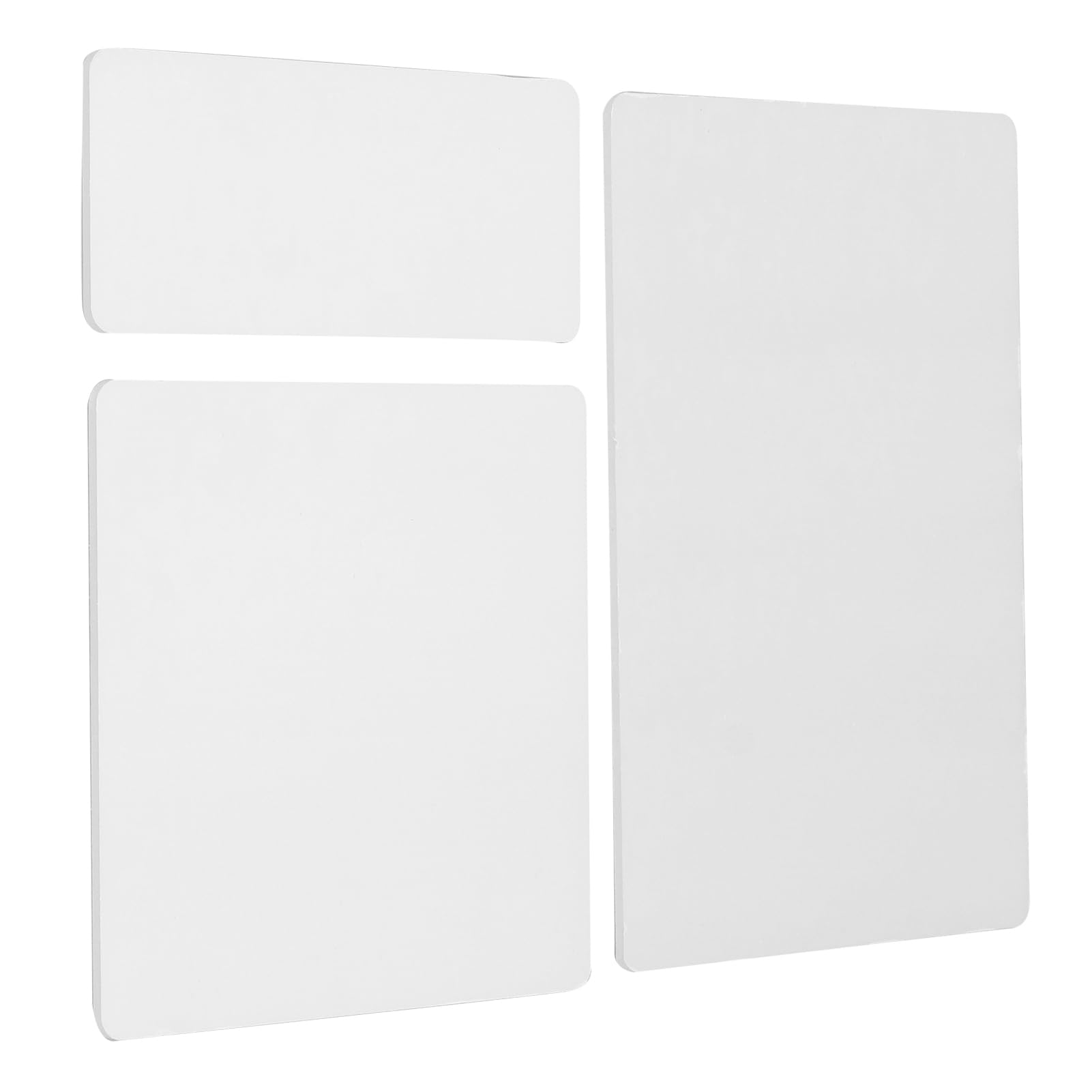 TICFOX Standard Die Cutting Plate, 3Pcs Die Cutting Pad 22x15cm 15x15cm 15x6.5cm Plastic Standard Die Cutting Machine Plate Cutting Plates for Hand Paper Embossers