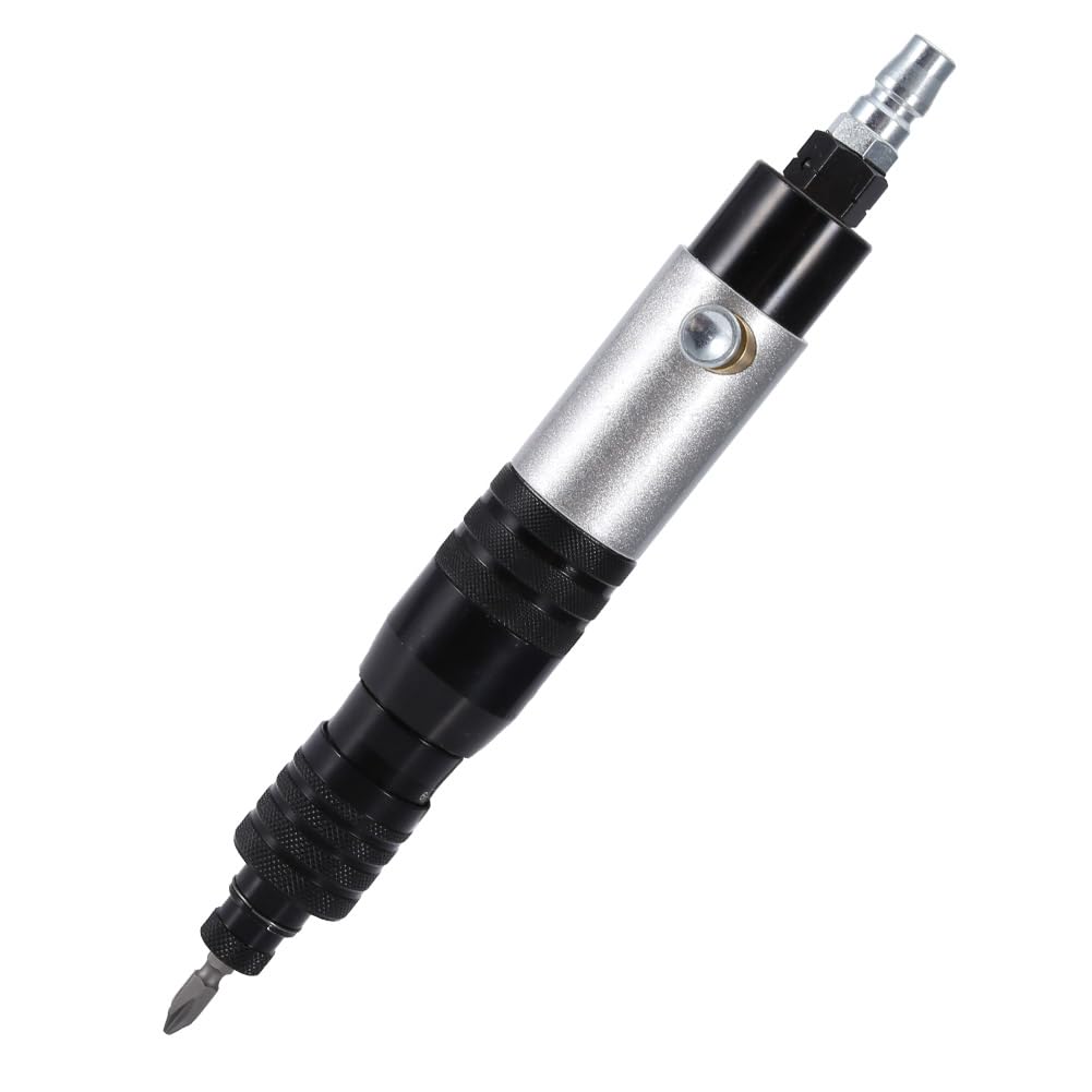 Tournevis Pneumatique Entièrement Automatique Visseuse Pneumatique 1/4" Outil de Vissage Pneumatique CW/CCW 1200 tr/min Industriel (2-4N.M)