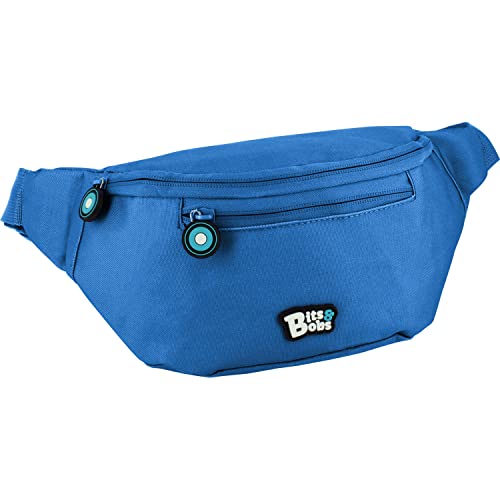 Grafoplás Bits & Bobs, Riñonera Unisex Niños, Azul (Blue), 23x12x9cm