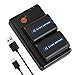 Produktbild DSTE 2PCS NP-FM55H NP-FM50(2300mAh/7.4V) Batterie Ladegerät Compatible für Sony NP-FM30,NP-FM51,NP-QM50,NP-QM51,CCD-TRV126,CCD-TRV128,CCD-TR208,CCD-TR408,CCD-TR748,CCD-TRV106 Kamera