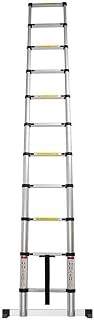 TELONI Ladder 2pcs Telescopic Aluminum Ladder Folding Aluminum Alloy Staircase Household Multipurpose Tool