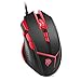 immagine 3Mouse da Gioco, V18 Mouse Ottico Programmabile da Gioco, Sniper/Fuoco, 9 Pulsanti, 4000 DPI, 8 Regolazioni DPI, Ottimizzazione del Peso per PC/Ufficio(Nero/Rosso)