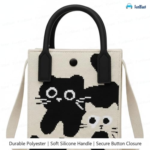 Image of FunBlast Crossbody Mobile Sling Bag for Women - Stylish Phone Pouch with Strap & Silicone Handle, Keychain, Coin, Cosmetics Purse, Cute Utility Bag for Girls & Women