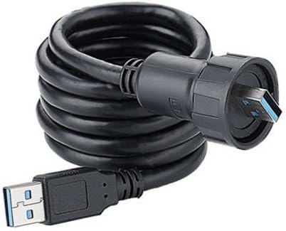 CNLINKOUSB 3.0 Type A Connector, Male Plug with 40 inches Cable, Outdoor Waterproof IP67, Data + Power, Industrial Standard USB 3.0 Type A