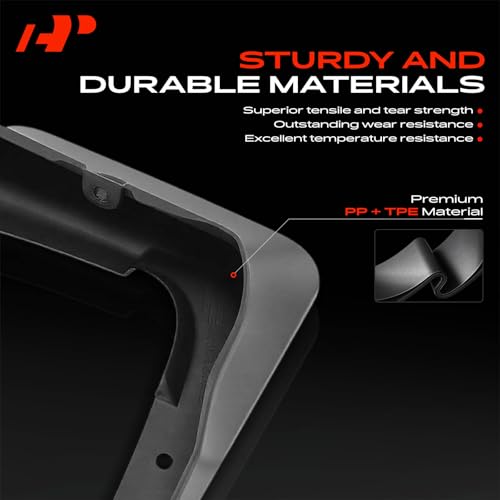 Image of A-Premium Set of 4PCS Mud Flaps Splash Guards Mudguards Mudflaps with Hardware Kits Compatible with BMW 530i, 530i xDrive, 540i xDrive, 2024, Front and Rear (Driver & Passenger Side) | Compatible with BMW 530i, 530i xDrive, 540i xDrive, 2024, Set of 4 Front and Rear