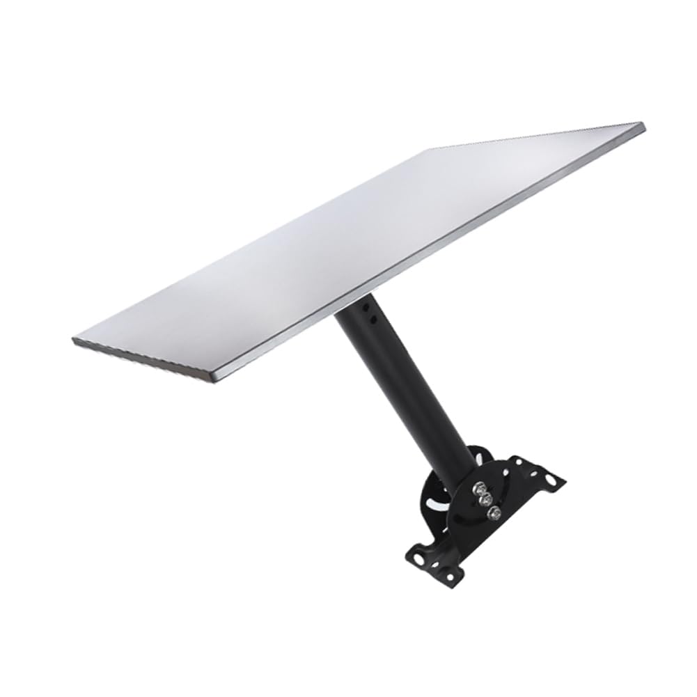 Kit de mural compatible avec récepteur satellite - Support de réglable à 360 degrés pour un meilleur signal - Connexion sûre et stable avec kit d'adaptateur de poteau de
