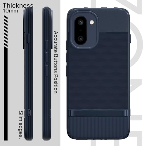 Image of Pikkme Back Cover for OnePlus 15R 5G Camera Protection 3D Hexa Cube Design Silicone Protective Bumper Case (Blue)