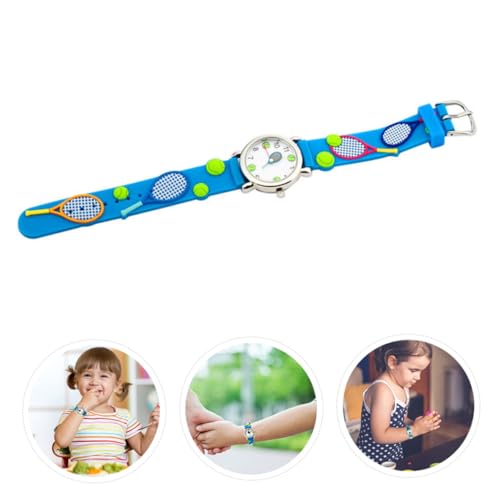Reloj infantil dibujos animados 3D correa ajustable vidrio resistente ORFOFE 2