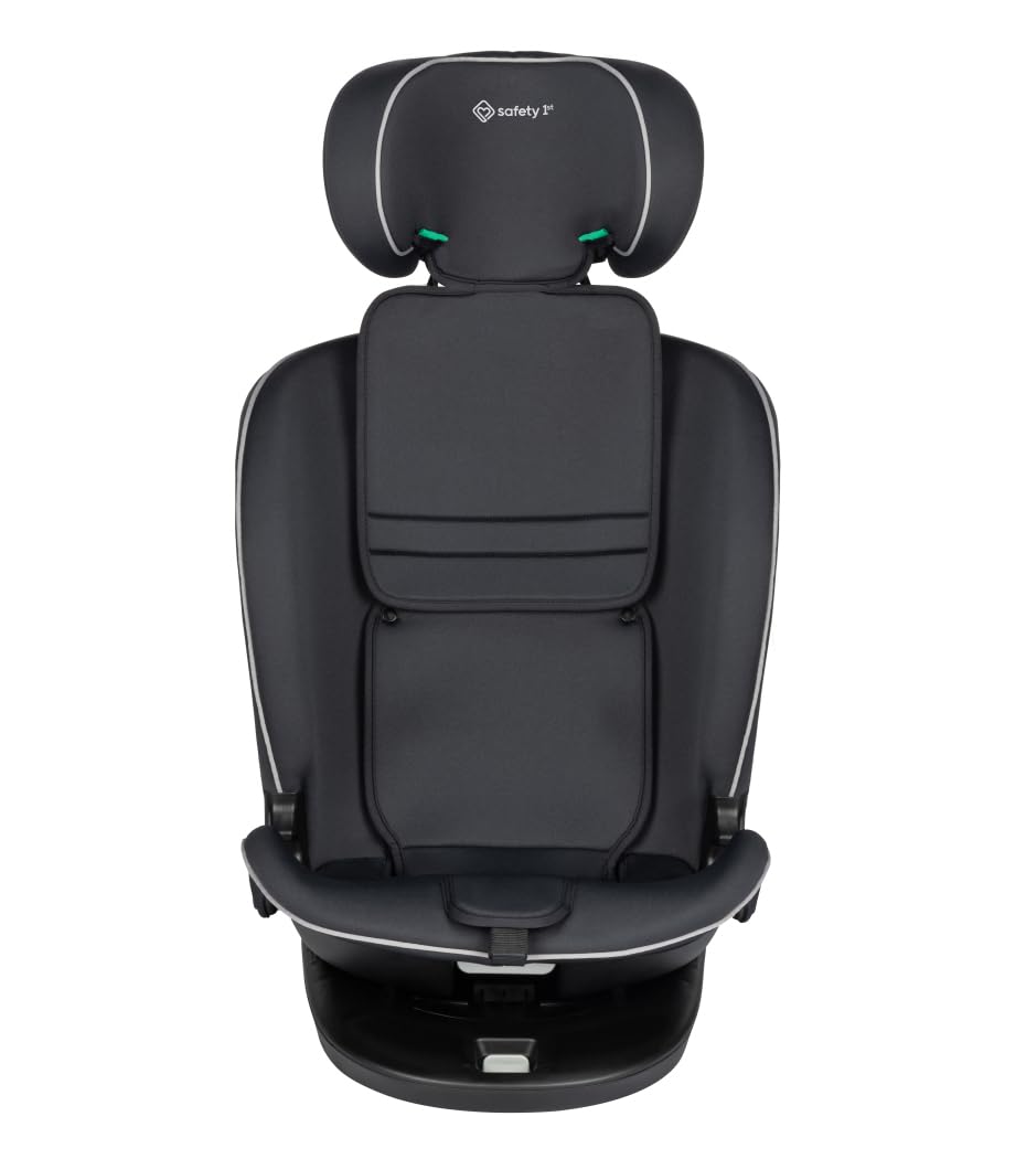 Safety 1st Saturn 360 i-Size, silla de coche giratoria 360°, 0–12 años (40–150 cm), ISOFIX, rotación FlexiSpin, 5 reclinaciones, 12 reposacabezas, Black