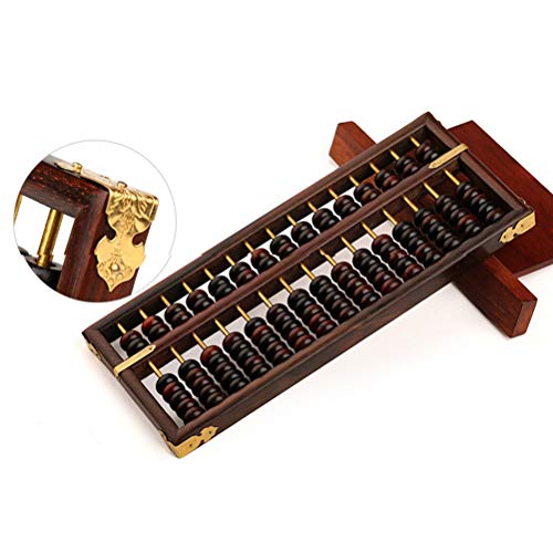 26.5111.5cm Vintage-Style 13 Digits Rods Wooden Abacuses, Kid\'s Calculating Tool, Abacus Arithmetic Suitable for Collection, Gift
