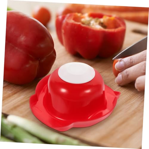 Zerodeko protector rojo para mandolina de verduras miniatura 5