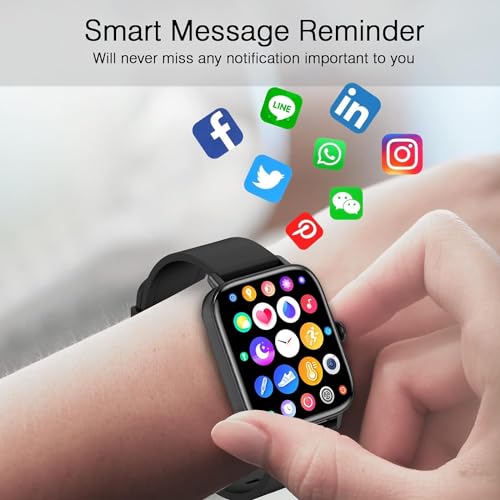 Codmetql Smart Watch For Men Women (Answer/Make Calls) 1.83 Inch Smartwatch For Android Ios Phone Compatible Ip67 Waterproof Fitness Activity Tracker Watch Heart Rate Sleep Blood Pressure Monitor thumb #1