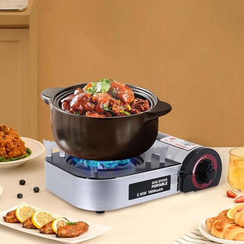 Réchaud compact léger avec support de cuisson stable pour matériel de camping - 3