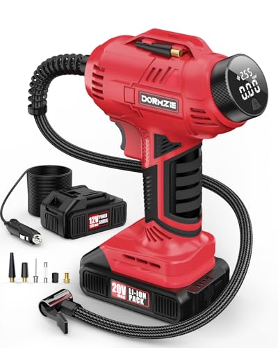 Tire Inflator Portable Air Compressor, 150 PSI Handheld Air