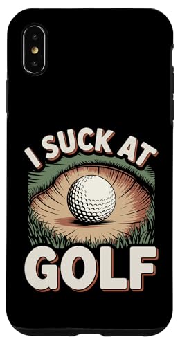 I Suck At Golf Joke ʔSt s Ȓj St X}zP[X iPhone XS Max p