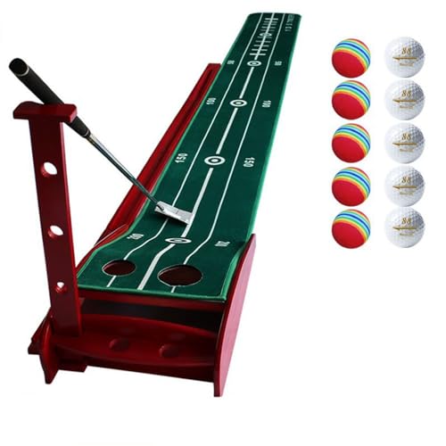 Tapis de putting de golf résolvant le problème de ramassage grâce au retour de balle automatique