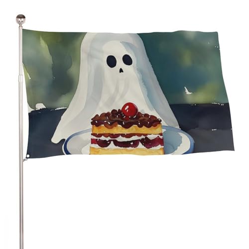 Drapeaux imprimés fantômes 152x243 cm pour grand jardin extérieur