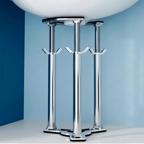 Support d'évier sous plan réglable en acier inoxydable de 28 à 38 cm - 2