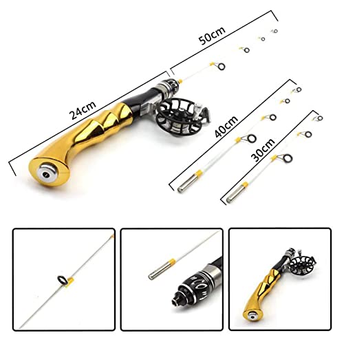 Visstang/visserspaal Winter Ijs Hengels en Reel Set Superhard Outdoor Carp Fishing Tackle Outdoor Sports Handig dragen Haspelcombo's (Color : Blue) - Image 4