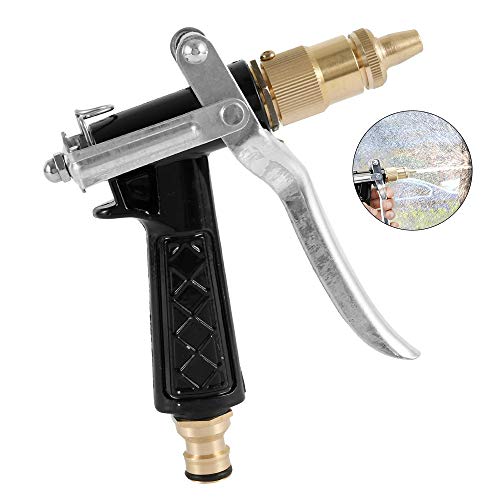 Tropicaleu Pistola de Pulverización de Agua a Alta Presión Pistola de Agua de Metal Pistola Rociadora de Manguera Rociador Manual para Lavar/Regar Césped y Jardín (Estilo A)