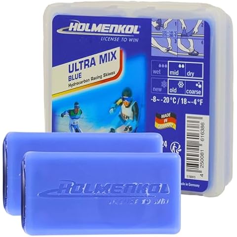 Holmenkol UltraMix Blue Ski and Snowboard Wax Cover