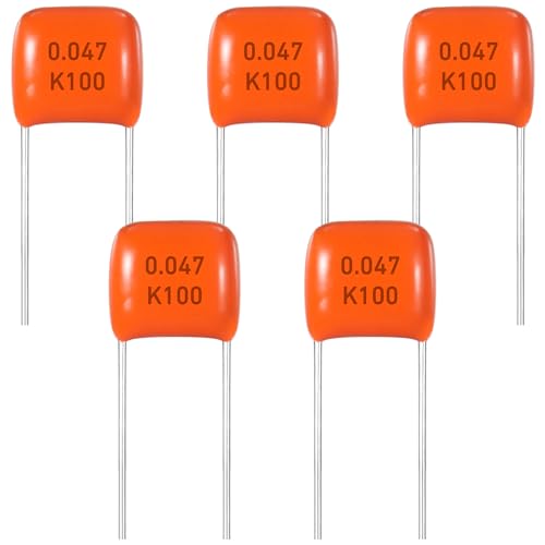 Orange Guitar Capacitor for Electric Guitar Bass .047 uF 5psc 473