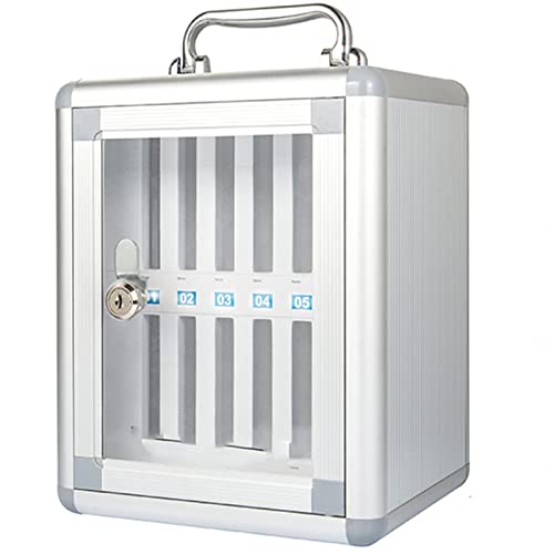 Verrouilleur mural pour téléphone en aluminium à 12 slots
