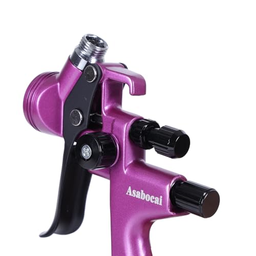 Image of 1.3mm HVLP Automotive Paint Gun, High-Atomization Pneumatic Sprayer for Car Clear Coat & Basecoat, Professional Gravity Feed Spray Gun for Furniture & Woodwork Finishing