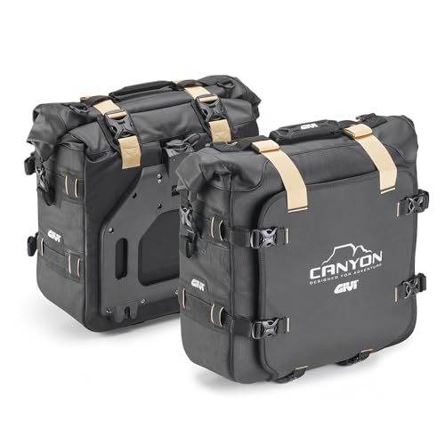 GIVI Coppia di borse laterali enduro GRT720B Canyon Water Resistant 25+25 lt