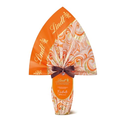 Lindt Uova di Pasqua Cioccolato Fondente, Uovo al Cioccolato Fondente con Sorpresa, 240g