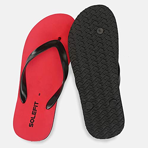 Image of Solefit Men's Red Slippers-10 UK (44 EU) (SLFT-0078)
