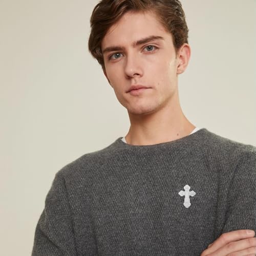 Image of TEAMER Cross Brooch Lapel Pin For Men Russian Orthodox Crucifix Eastern Church Cross Tie Pins Religious Christian Prayer Jewelry