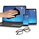 POLYCLEAN 3x Bildschirmreiniger – 13 Zoll Microfasertuch für Display, Laptop und Tastatur – Screencleaner zum Schutz von Notebook und Tablet (29x20 cm) – Display Reiniger Touchscreen Reiniger