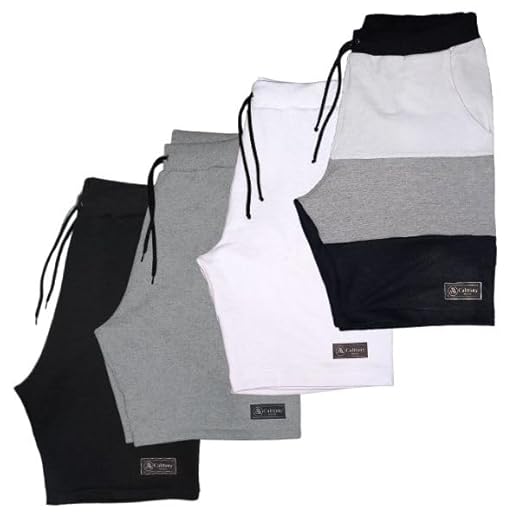 Kit 4 Bermudas Moletom Masculina com 3 Bolsos Short Básico Casual Treino (G)